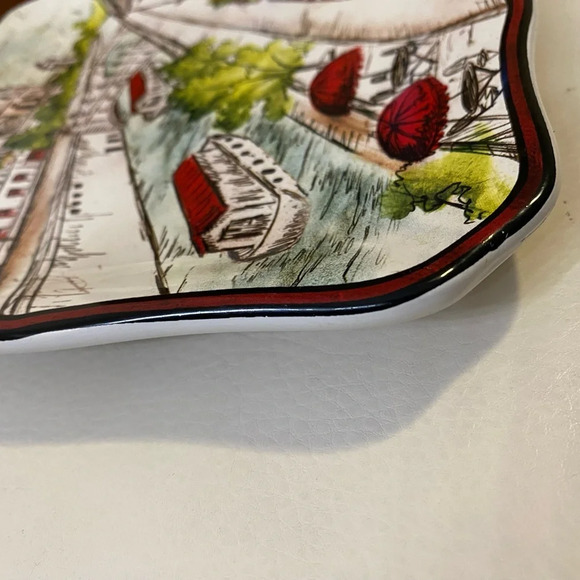 Certified International Cafe Parisian Scene Decorative Plate - Picture 5 of 6